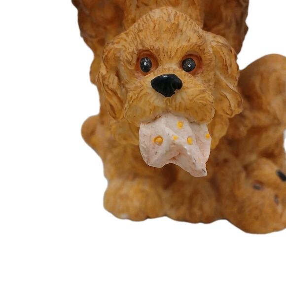 Cocker Spaniel Music Box Mother Dog Puppies Puppy Love Realistic Figurine Works - Picture 10 of 16